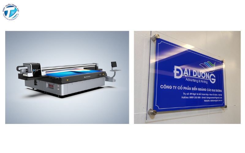 In trực tiếp trên mica bằng máy UV đang là tiêu chuẩn mới trên thị trường